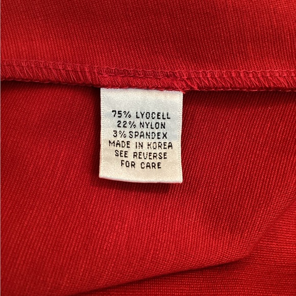 NWT Talbot’s Red Long Sleeve Stretch Maxi Dress - Picture 8 of 10